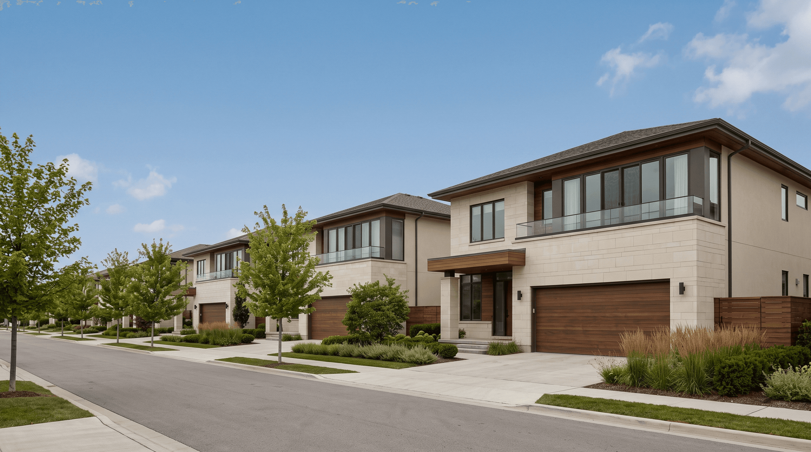 Modern house street